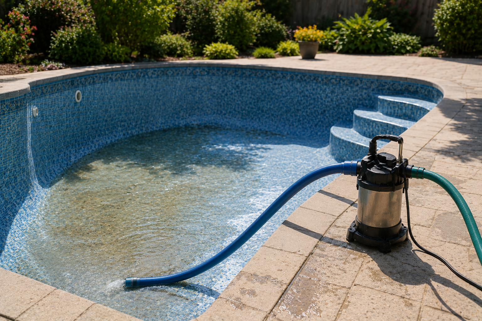 Pool Draining in San Angelo